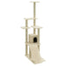 Vidaxl cat tree with sisal scratching posts cream 155 cm