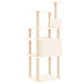 Vidaxl cat tree with sisal scratching posts cream 166 cm