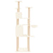 Vidaxl cat tree with sisal scratching posts cream 166 cm