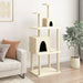 Vidaxl cat tree with sisal scratching posts cream 167 cm