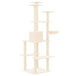 Vidaxl cat tree with sisal scratching posts cream 167 cm