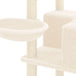 Vidaxl cat tree with sisal scratching posts cream 167 cm