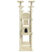 Vidaxl cat tree with sisal scratching posts cream 174 cm