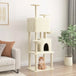 Vidaxl cat tree with sisal scratching posts cream 180 cm