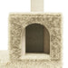 Vidaxl cat tree with sisal scratching posts cream 188 cm