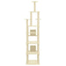 Vidaxl cat tree with sisal scratching posts cream 216 cm