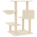 Vidaxl cat tree with sisal scratching posts cream 82.5 cm