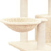 Vidaxl cat tree with sisal scratching posts cream 82 cm