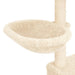 Vidaxl cat tree with sisal scratching posts cream 83 cm