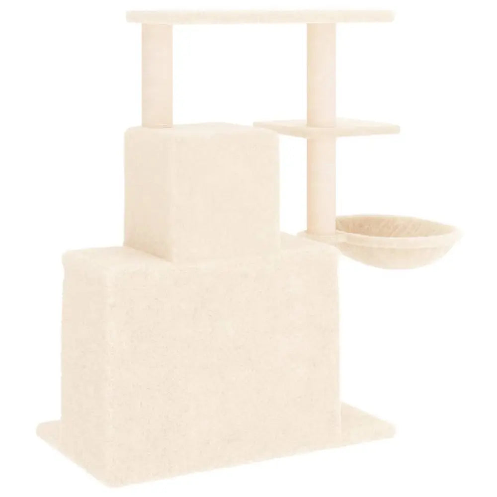 Vidaxl cat tree with sisal scratching posts cream 83 cm