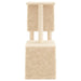 Vidaxl cat tree with sisal scratching posts cream 86 cm