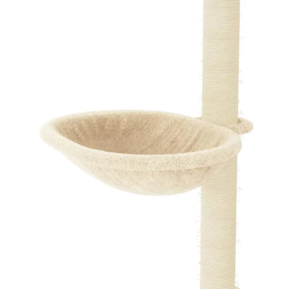 Vidaxl cat tree with sisal scratching posts cream 95 cm