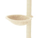 Vidaxl cat tree with sisal scratching posts cream 95 cm