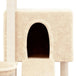 Vidaxl cat tree with sisal scratching posts cream 96 cm