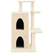 Vidaxl cat tree with sisal scratching posts cream 97 cm