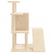 Vidaxl cat tree with sisal scratching posts cream 97 cm