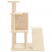 Vidaxl cat tree with sisal scratching posts cream 97 cm