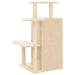 Vidaxl cat tree with sisal scratching posts cream 97 cm