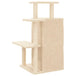 Vidaxl cat tree with sisal scratching posts cream 97 cm