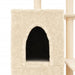 Vidaxl cat tree with sisal scratching posts cream 97 cm