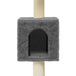 Vidaxl cat tree with sisal scratching posts dark grey 104