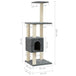 Vidaxl cat tree with sisal scratching posts dark grey 104