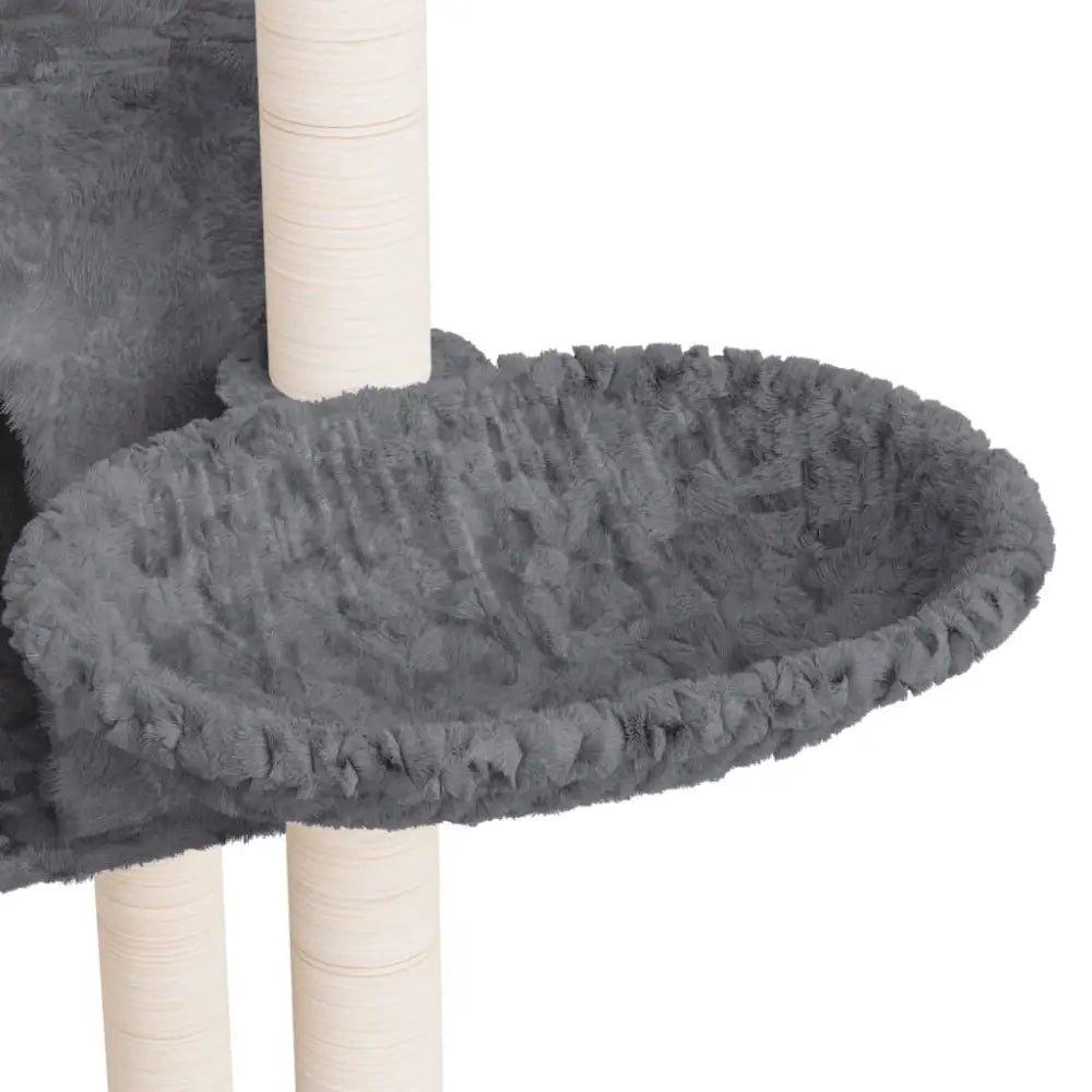 Vidaxl cat tree with sisal scratching posts dark grey 108.5