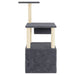 Vidaxl cat tree with sisal scratching posts dark grey 109.5