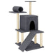 Vidaxl cat tree with sisal scratching posts dark grey 110.5