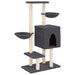 Vidaxl cat tree with sisal scratching posts dark grey 117