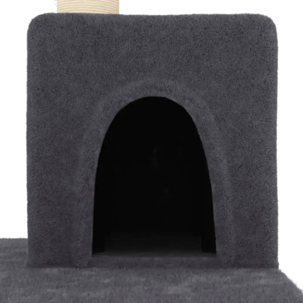 Vidaxl cat tree with sisal scratching posts dark grey 123