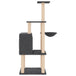 Vidaxl cat tree with sisal scratching posts dark grey 132