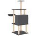 Vidaxl cat tree with sisal scratching posts dark grey 132