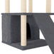 Vidaxl cat tree with sisal scratching posts dark grey 133