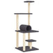 Vidaxl cat tree with sisal scratching posts dark grey 136