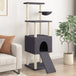 Vidaxl cat tree with sisal scratching posts dark grey 153