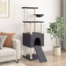 Vidaxl cat tree with sisal scratching posts dark grey 153