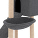 Vidaxl cat tree with sisal scratching posts dark grey 153