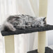 Vidaxl cat tree with sisal scratching posts dark grey 155