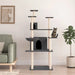 Vidaxl cat tree with sisal scratching posts dark grey 166