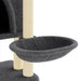 Vidaxl cat tree with sisal scratching posts dark grey 180