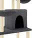 Vidaxl cat tree with sisal scratching posts dark grey 180