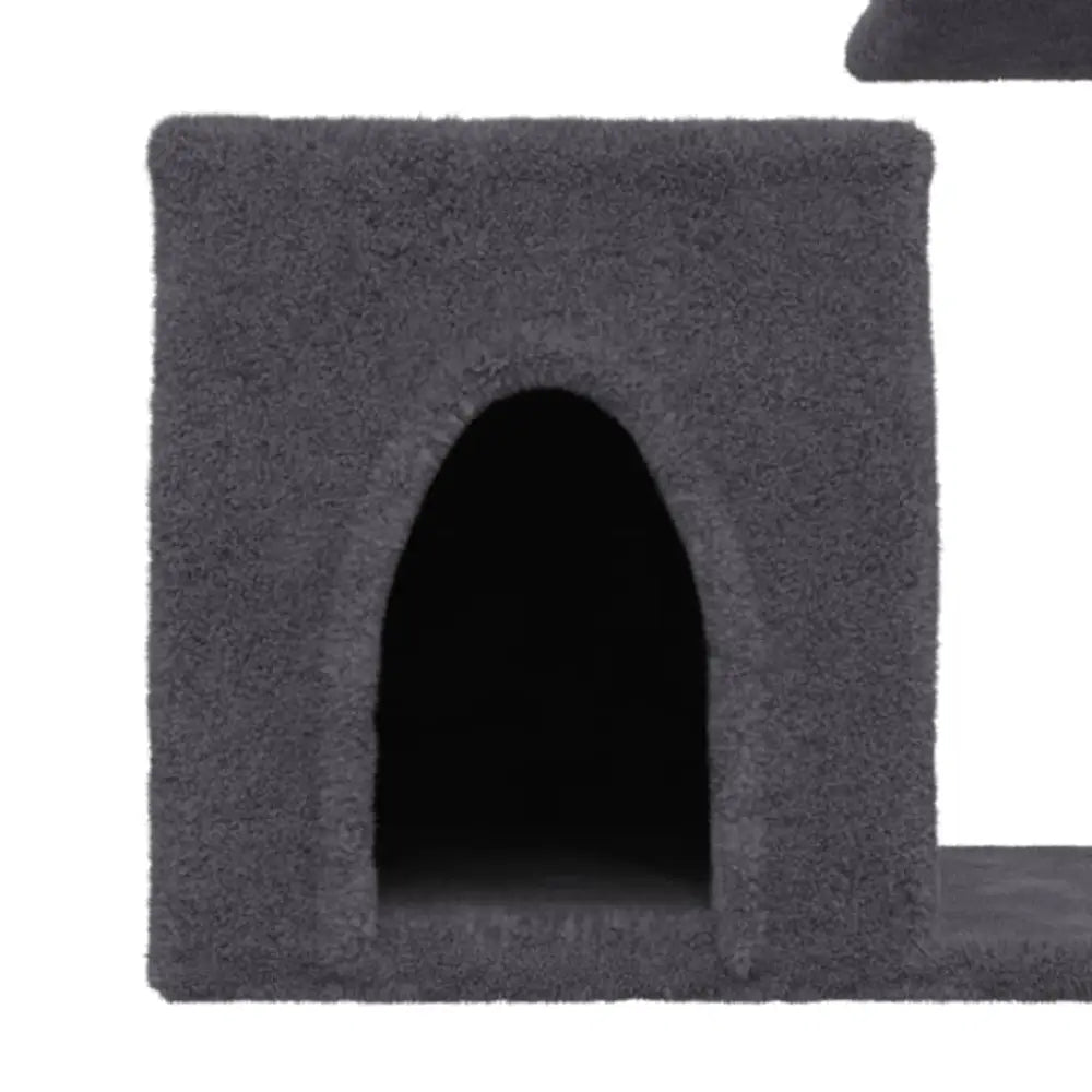 Vidaxl cat tree with sisal scratching posts dark grey 50.5