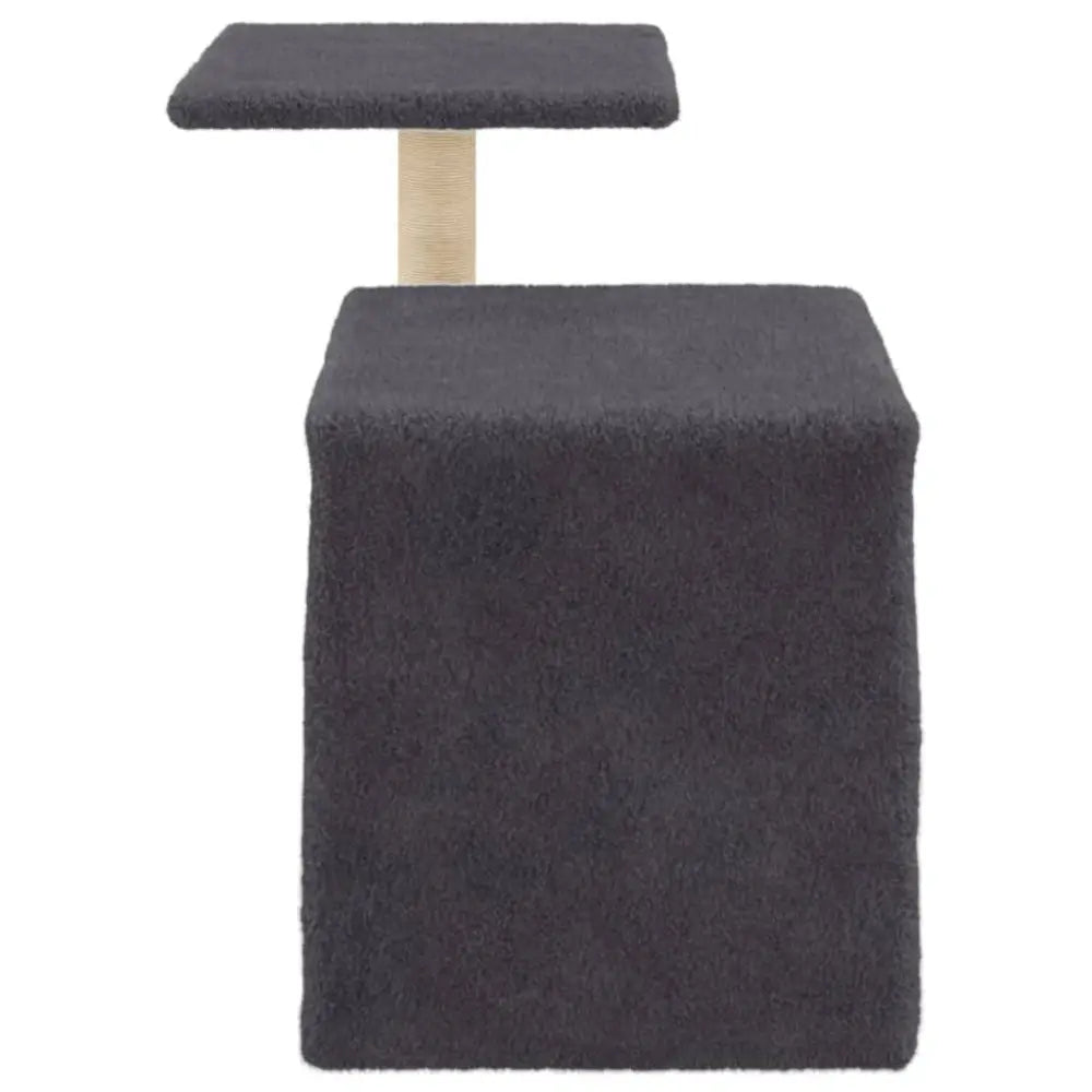 Vidaxl cat tree with sisal scratching posts dark grey 50.5