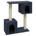 Vidaxl cat tree with sisal scratching posts dark grey 60 cm