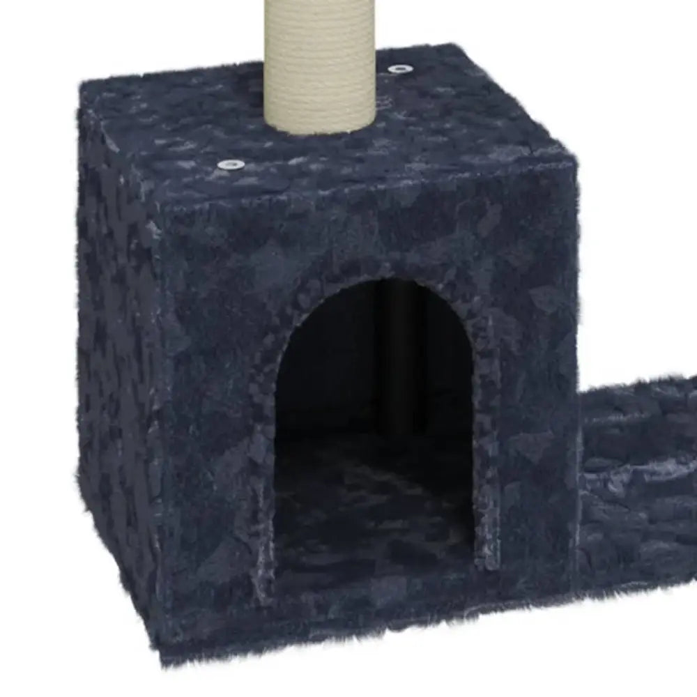 Vidaxl cat tree with sisal scratching posts dark grey 60 cm