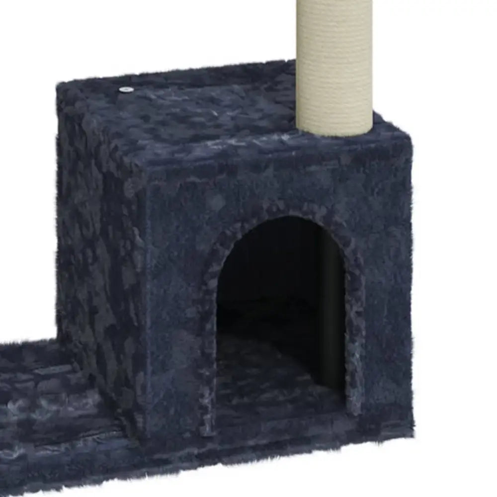 Vidaxl cat tree with sisal scratching posts dark grey 70 cm