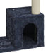 Vidaxl cat tree with sisal scratching posts dark grey 70 cm