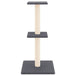 Vidaxl cat tree with sisal scratching posts dark grey 73 cm