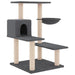 Vidaxl cat tree with sisal scratching posts dark grey 82.5